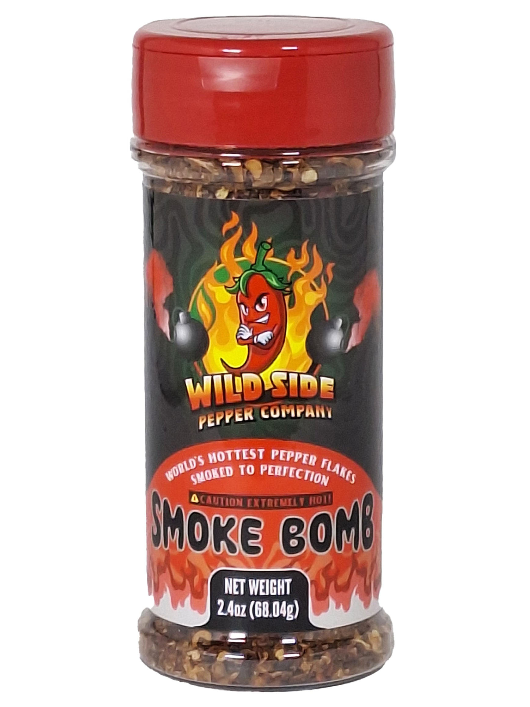 Worlds Hottest HOT Pepper Flakes - Extremely HOT Smoky Pepper Flakes - Wild Side Pepper Company