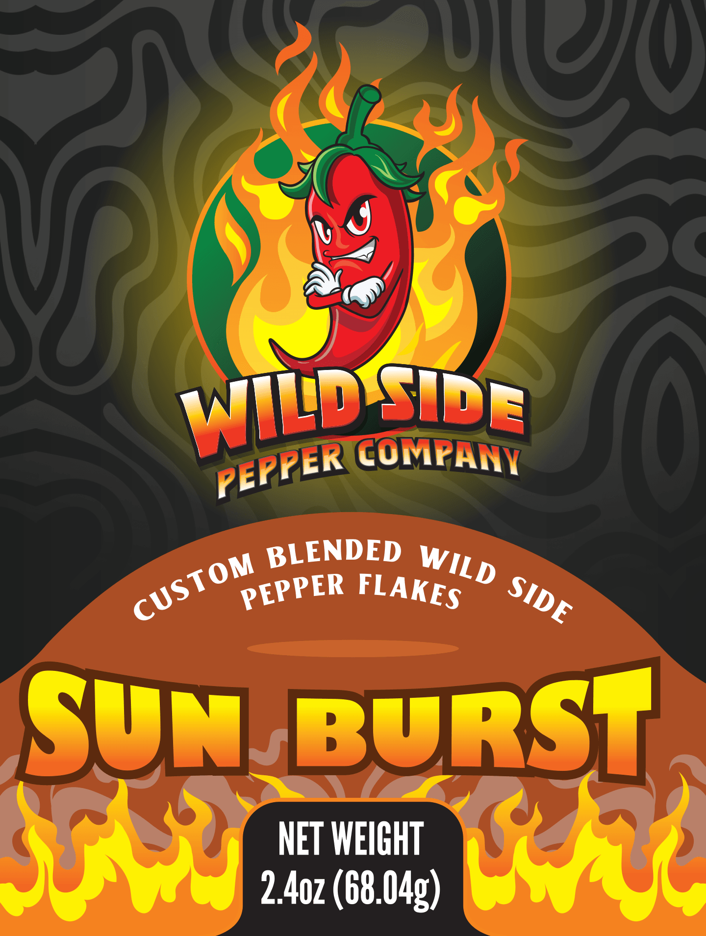 Sun Burst - Features notes of lemon, hints of fruit and a touch of sweet heat - Wild Side Pepper Company