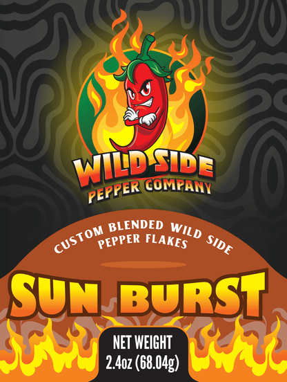 Sun Burst - Features notes of lemon, hints of fruit and a touch of sweet heat - Wild Side Pepper Company